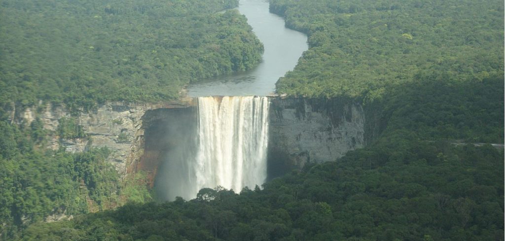 French Guiana Water Fall Cascade